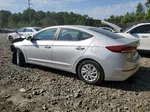 2018 Hyundai Elantra Se Silver vin: 5NPD74LF9JH349618