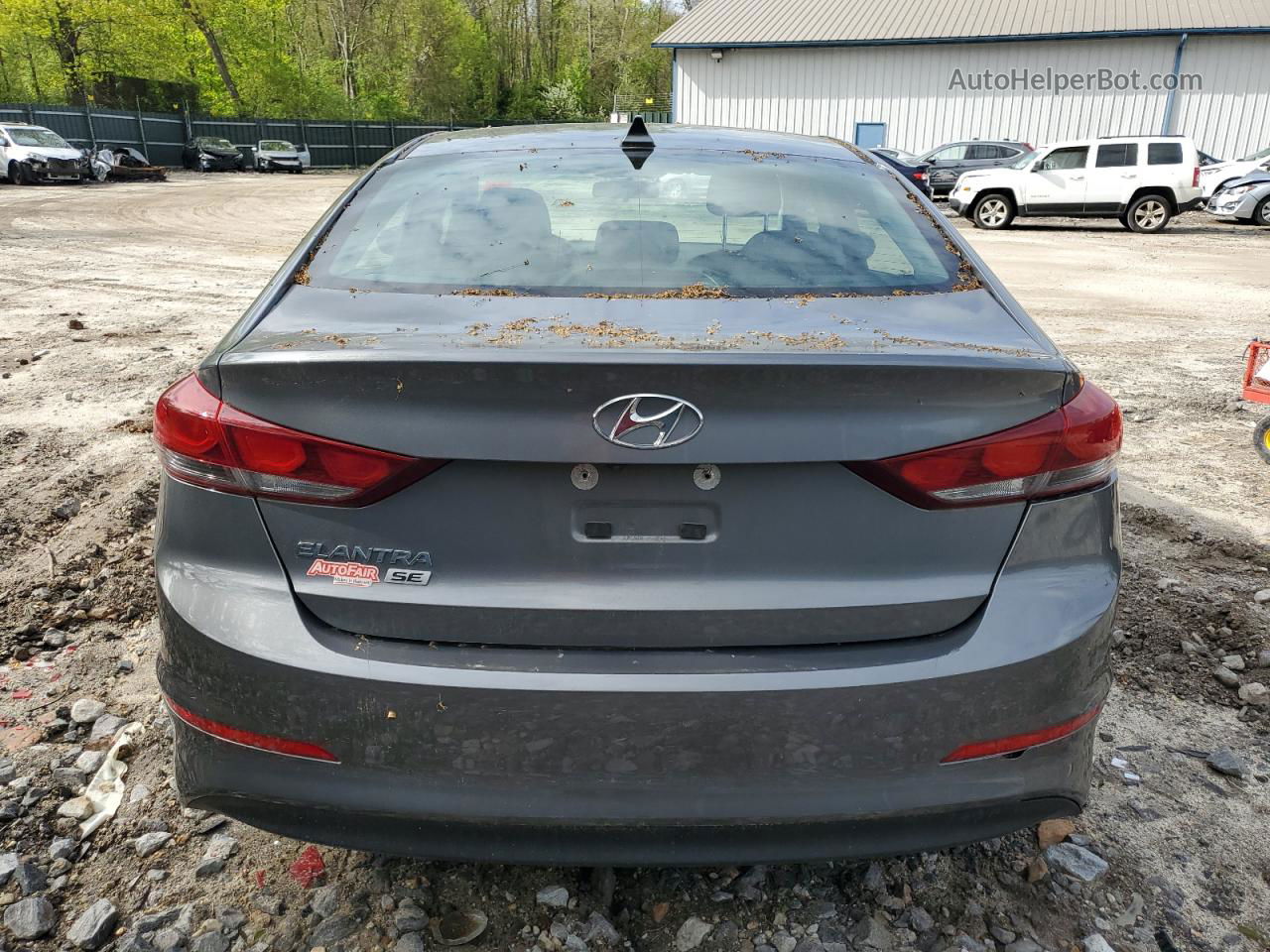 2018 Hyundai Elantra Se Charcoal vin: 5NPD74LF9JH392274