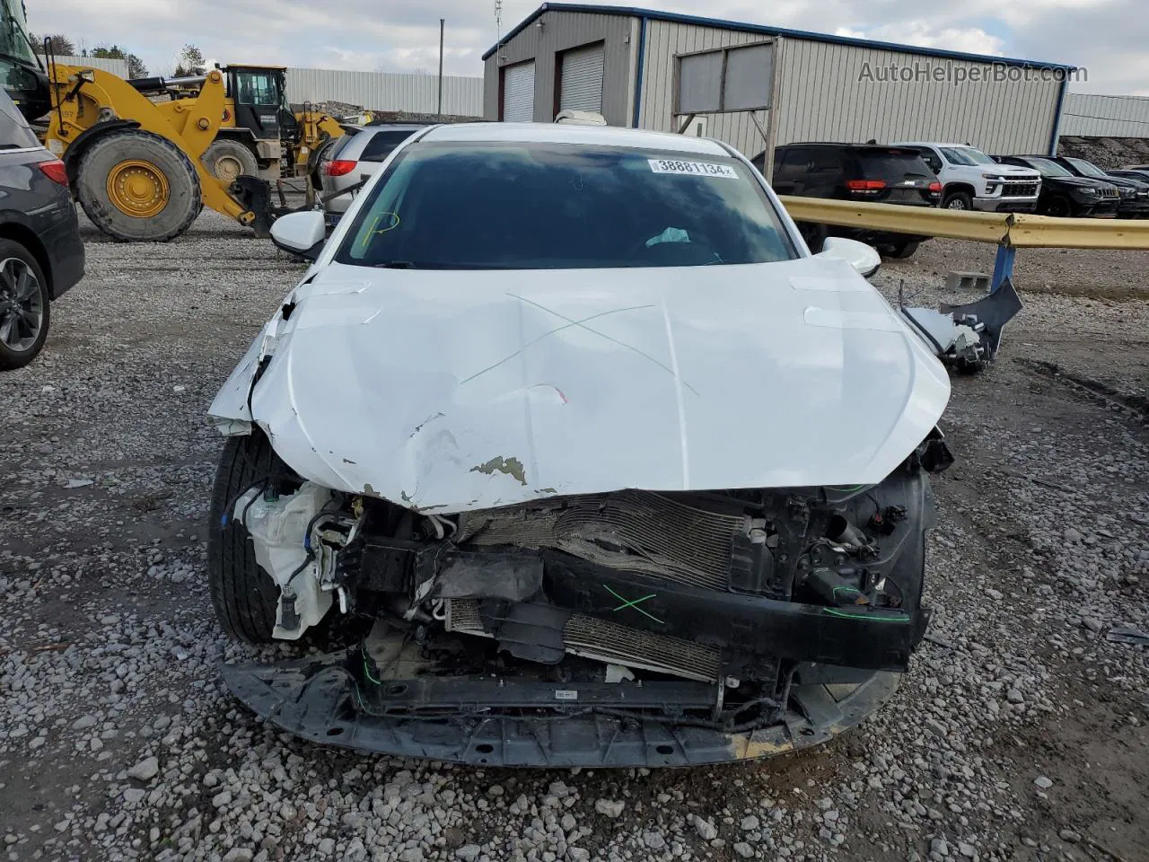 2019 Hyundai Elantra Se White vin: 5NPD74LF9KH424111