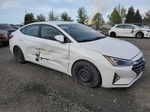 2019 Hyundai Elantra Se White vin: 5NPD74LF9KH449347