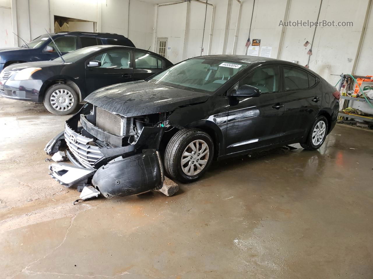 2019 Hyundai Elantra Se Black vin: 5NPD74LF9KH483305