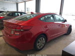 2017 Hyundai Elantra Se Red vin: 5NPD74LFXHH100478