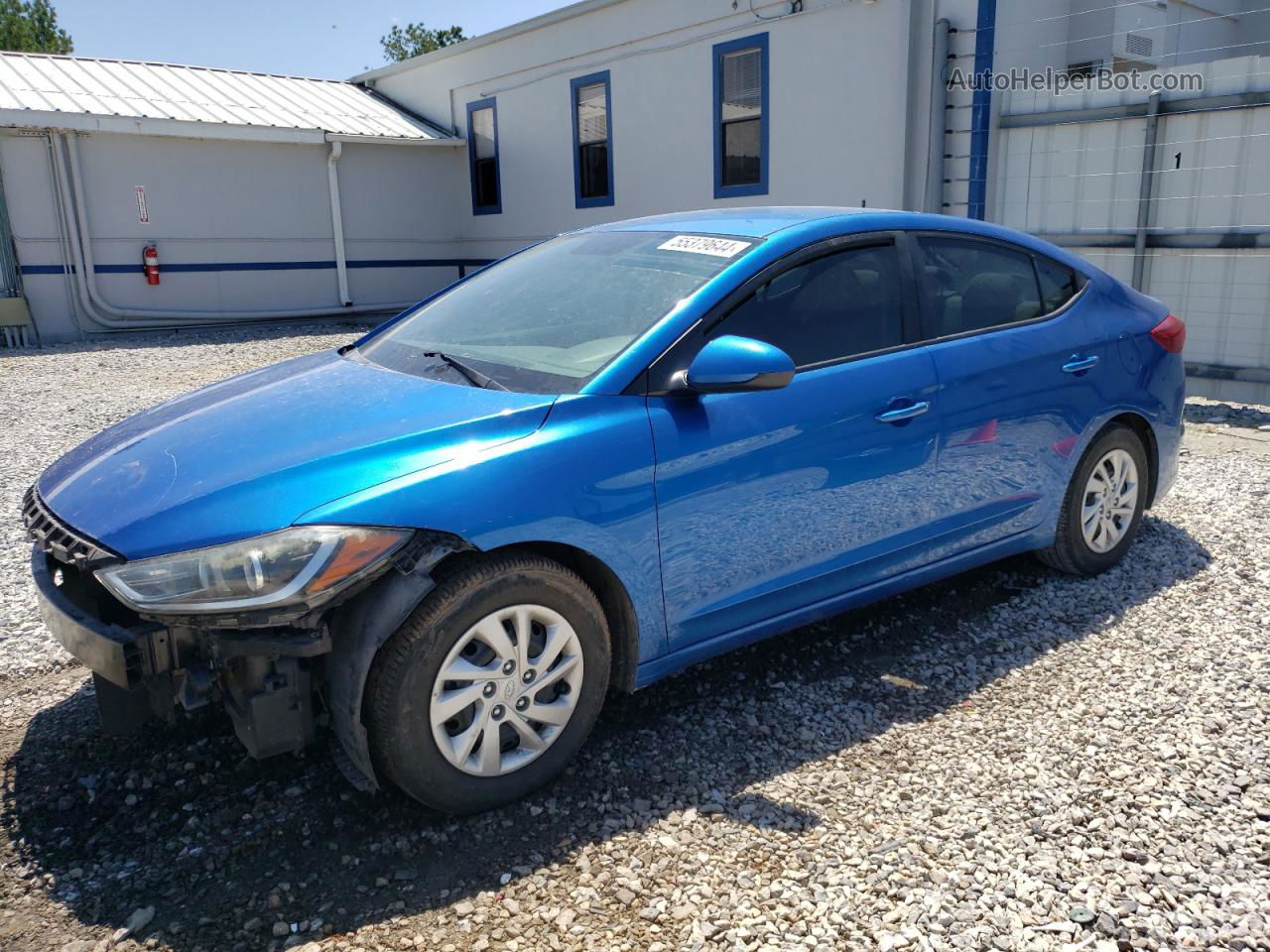 2017 Hyundai Elantra Se Blue vin: 5NPD74LFXHH125767