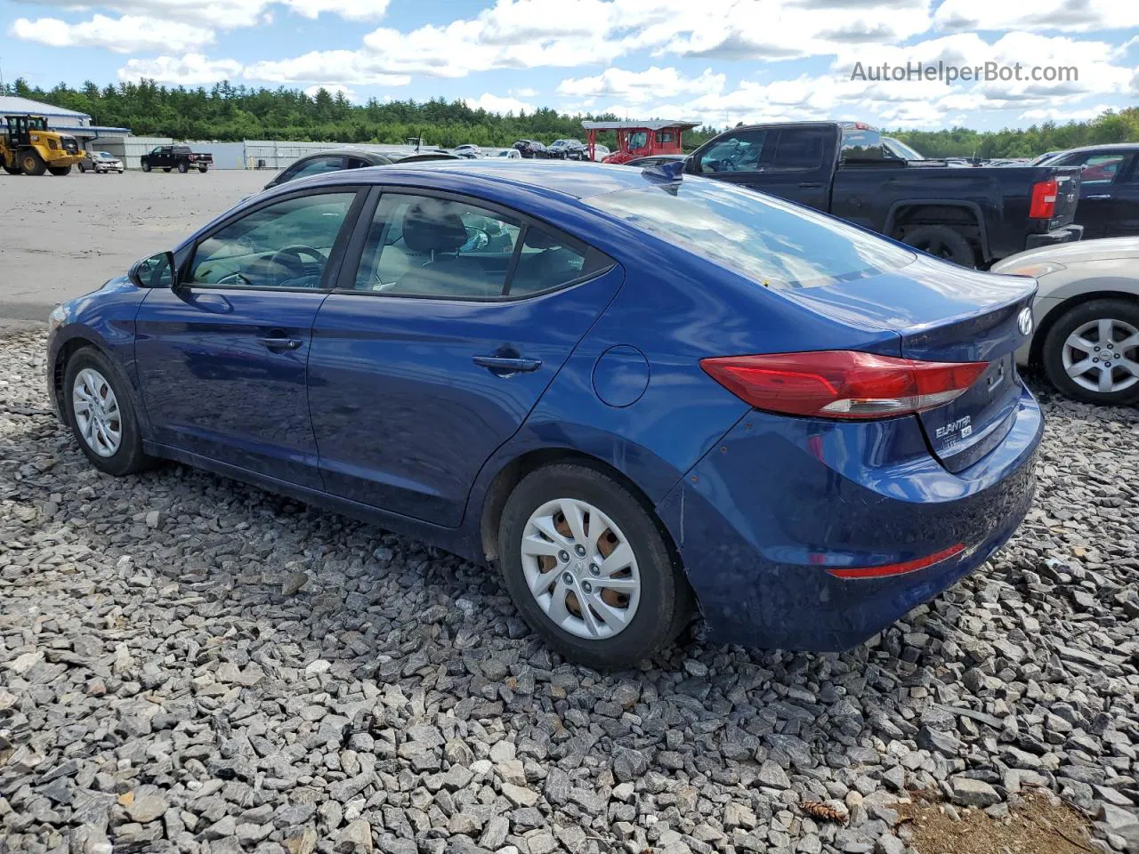 2017 Hyundai Elantra Se Blue vin: 5NPD74LFXHH131892