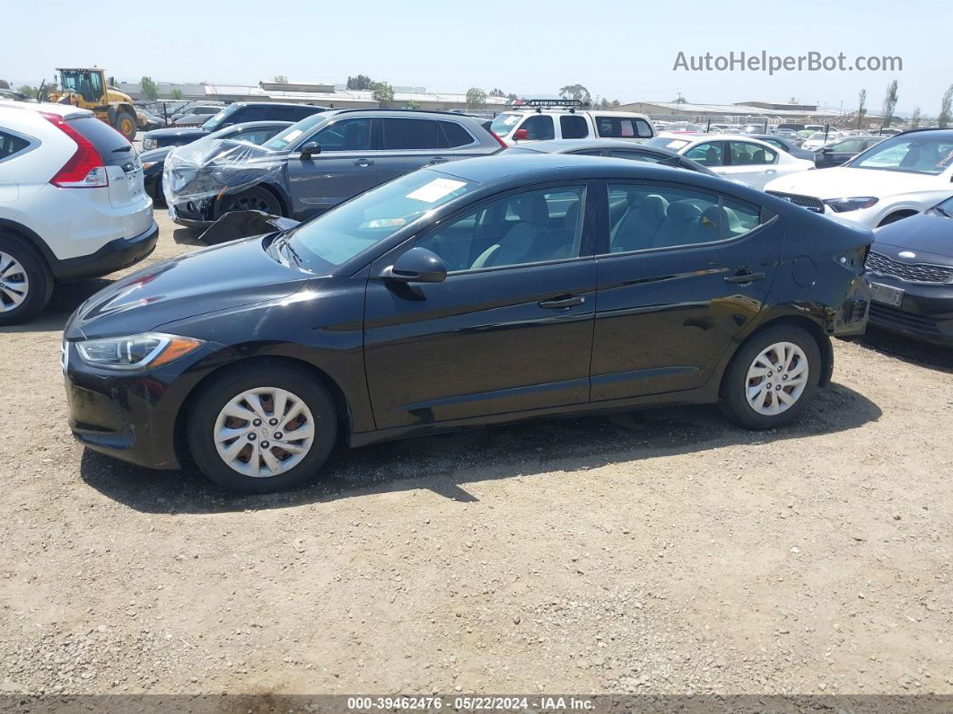 2017 Hyundai Elantra Se Black vin: 5NPD74LFXHH153066