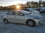 2017 Hyundai Elantra Se Silver vin: 5NPD74LFXHH163743