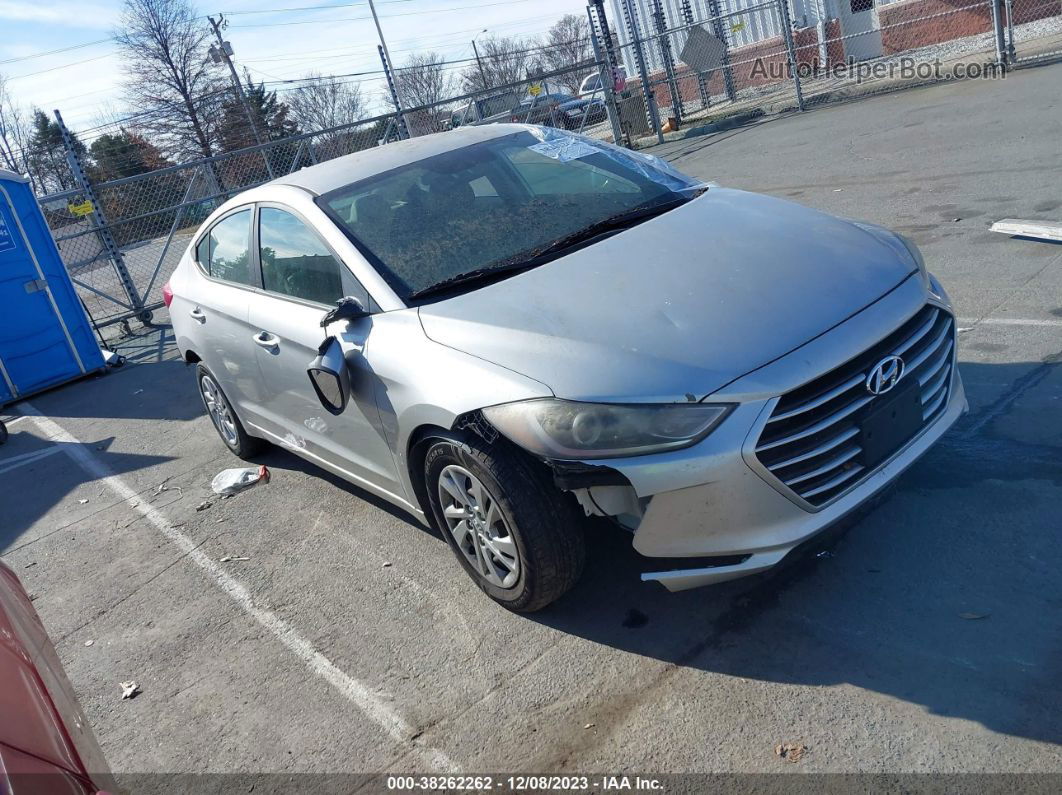 2017 Hyundai Elantra Se Silver vin: 5NPD74LFXHH166836