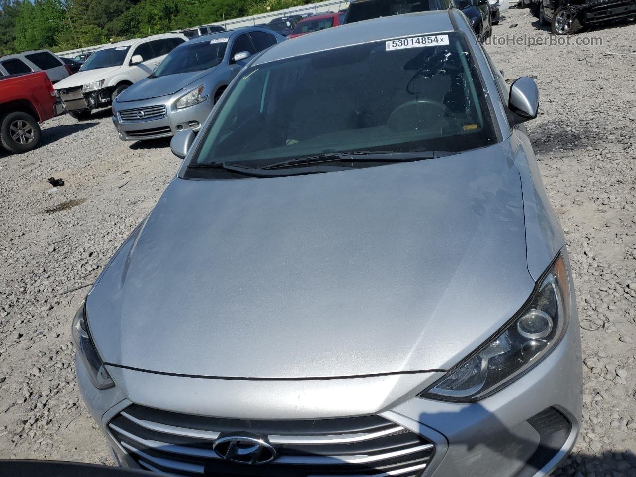 2017 Hyundai Elantra Se Silver vin: 5NPD74LFXHH177738