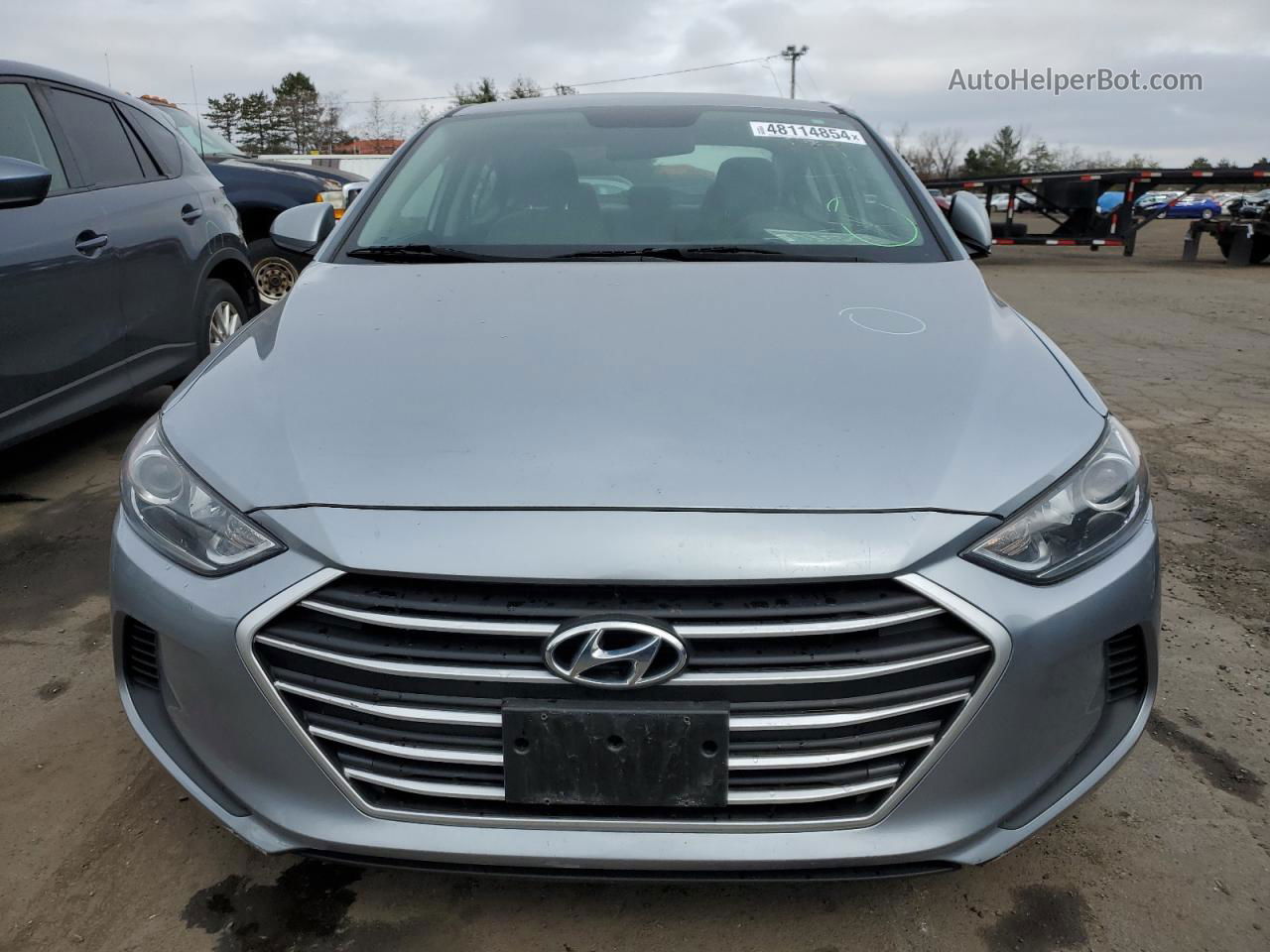 2017 Hyundai Elantra Se Silver vin: 5NPD74LFXHH192689