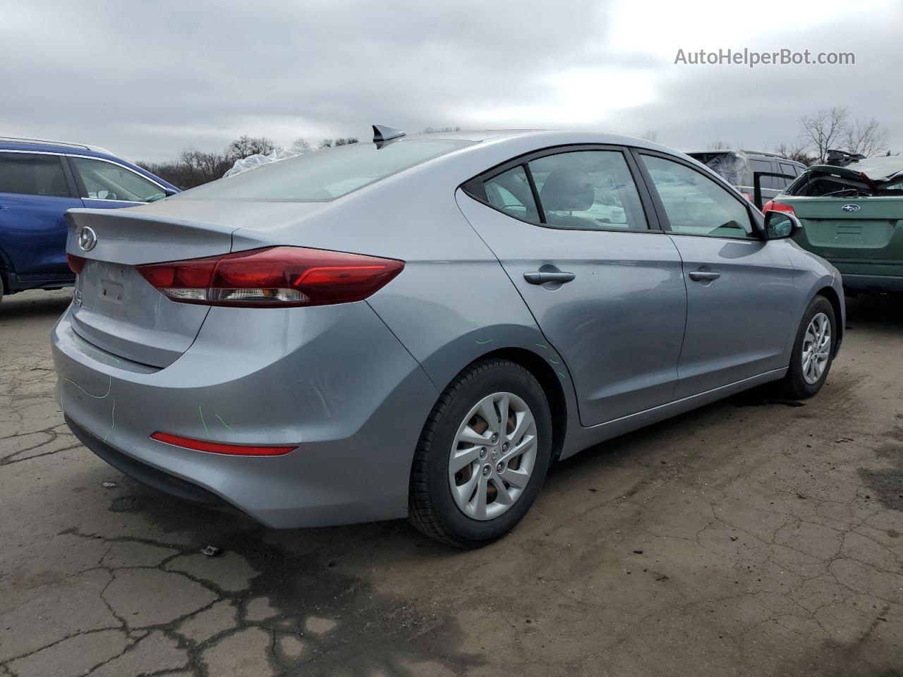 2017 Hyundai Elantra Se Серебряный vin: 5NPD74LFXHH192689