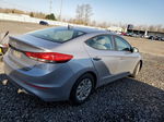 2017 Hyundai Elantra Se Gray vin: 5NPD74LFXHH201150