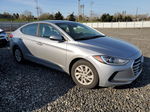 2017 Hyundai Elantra Se Gray vin: 5NPD74LFXHH201150