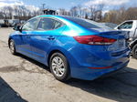 2018 Hyundai Elantra Se Синий vin: 5NPD74LFXJH295178