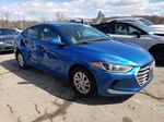 2018 Hyundai Elantra Se Синий vin: 5NPD74LFXJH295178