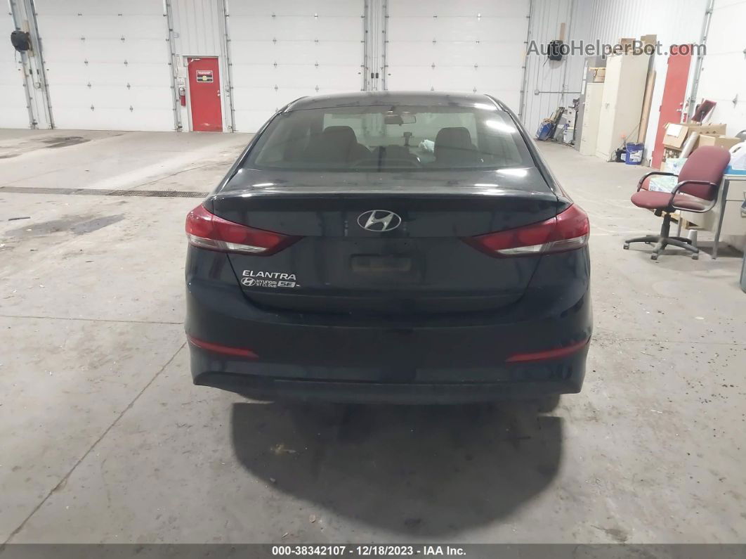 2018 Hyundai Elantra Se Черный vin: 5NPD74LFXJH309614