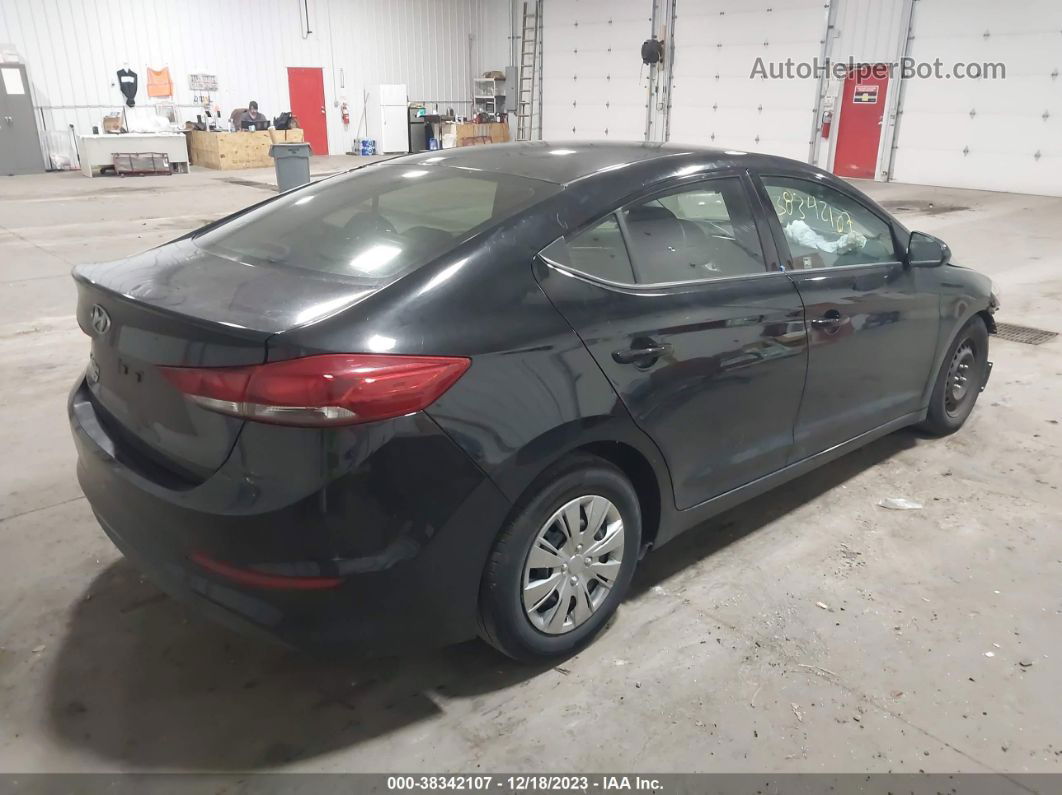 2018 Hyundai Elantra Se Черный vin: 5NPD74LFXJH309614