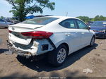 2018 Hyundai Elantra Se White vin: 5NPD74LFXJH310066