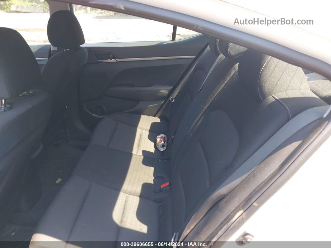 2018 Hyundai Elantra Se White vin: 5NPD74LFXJH310066