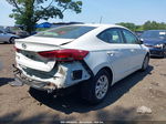 2018 Hyundai Elantra Se White vin: 5NPD74LFXJH310066