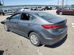 2018 Hyundai Elantra Se Gray vin: 5NPD74LFXJH329071