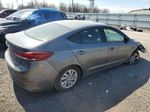 2018 Hyundai Elantra Se Gray vin: 5NPD74LFXJH329071