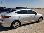 2018 Hyundai Elantra Se Silver vin: 5NPD74LFXJH354763