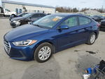 2018 Hyundai Elantra Se Blue vin: 5NPD74LFXJH382448