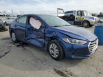 2018 Hyundai Elantra Se Blue vin: 5NPD74LFXJH382448