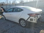 2019 Hyundai Elantra Se White vin: 5NPD74LFXKH425610