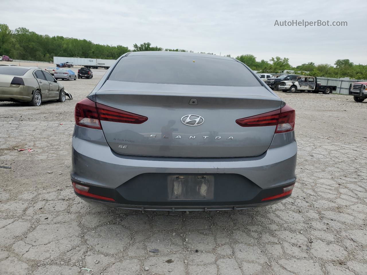 2019 Hyundai Elantra Se Charcoal vin: 5NPD74LFXKH462253