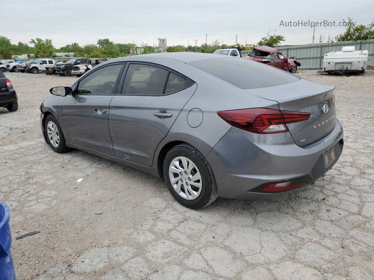 2019 Hyundai Elantra Se Угольный vin: 5NPD74LFXKH462253