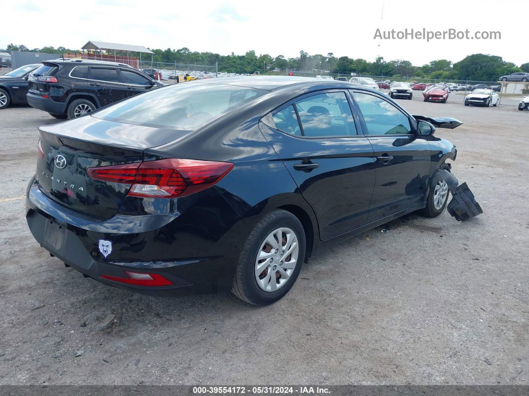 2019 Hyundai Elantra Se Black vin: 5NPD74LFXKH465167