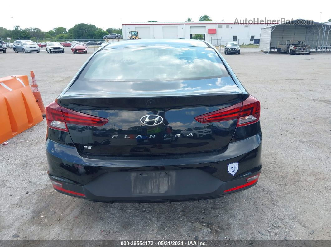 2019 Hyundai Elantra Se Black vin: 5NPD74LFXKH465167