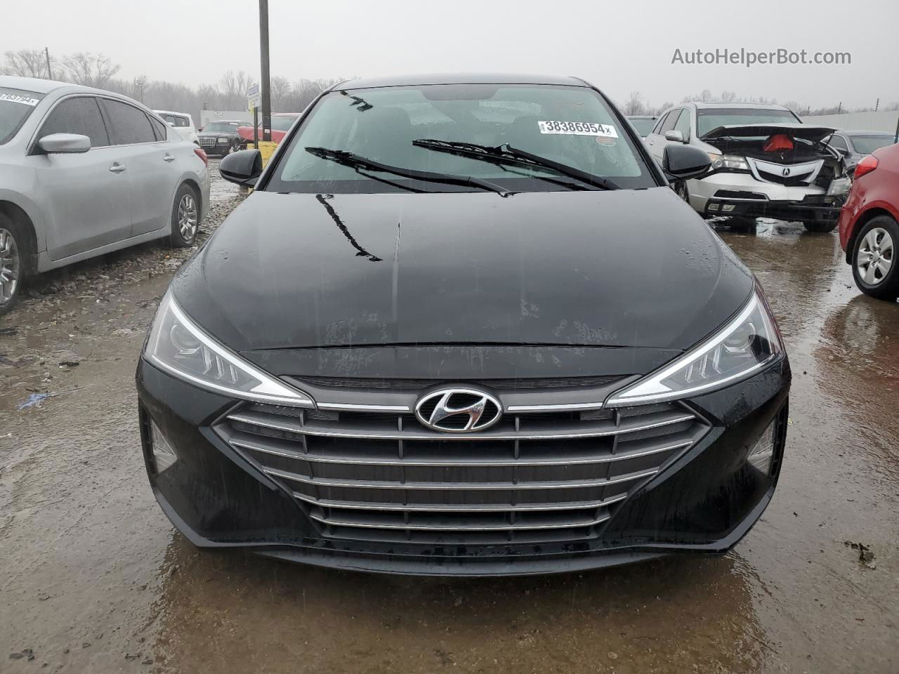 2019 Hyundai Elantra Se Black vin: 5NPD74LFXKH472863