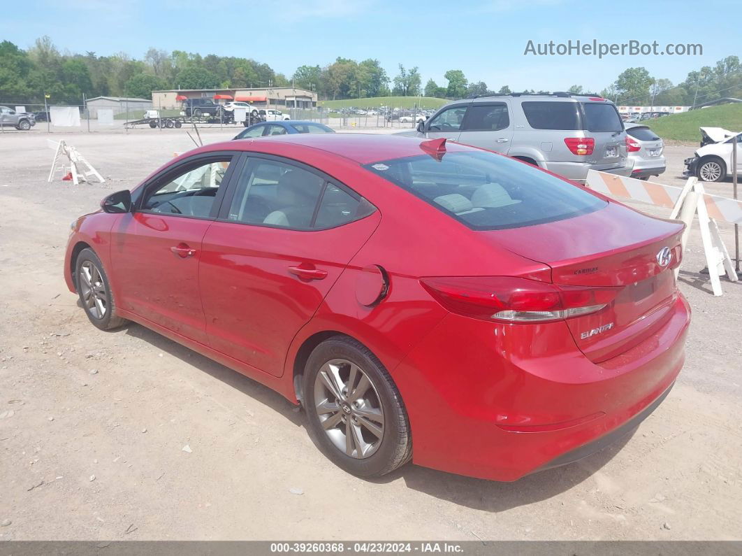 2017 Hyundai Elantra Se Красный vin: 5NPD84LF0HH002251