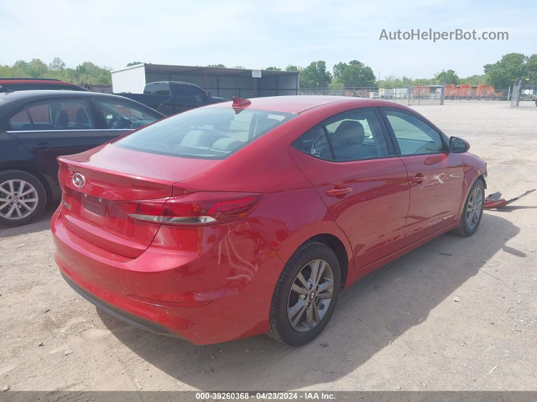 2017 Hyundai Elantra Se Red vin: 5NPD84LF0HH002251