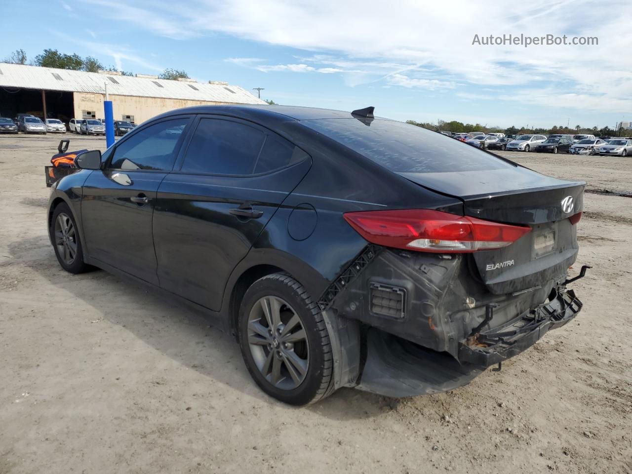 2017 Hyundai Elantra Se Black vin: 5NPD84LF0HH011984