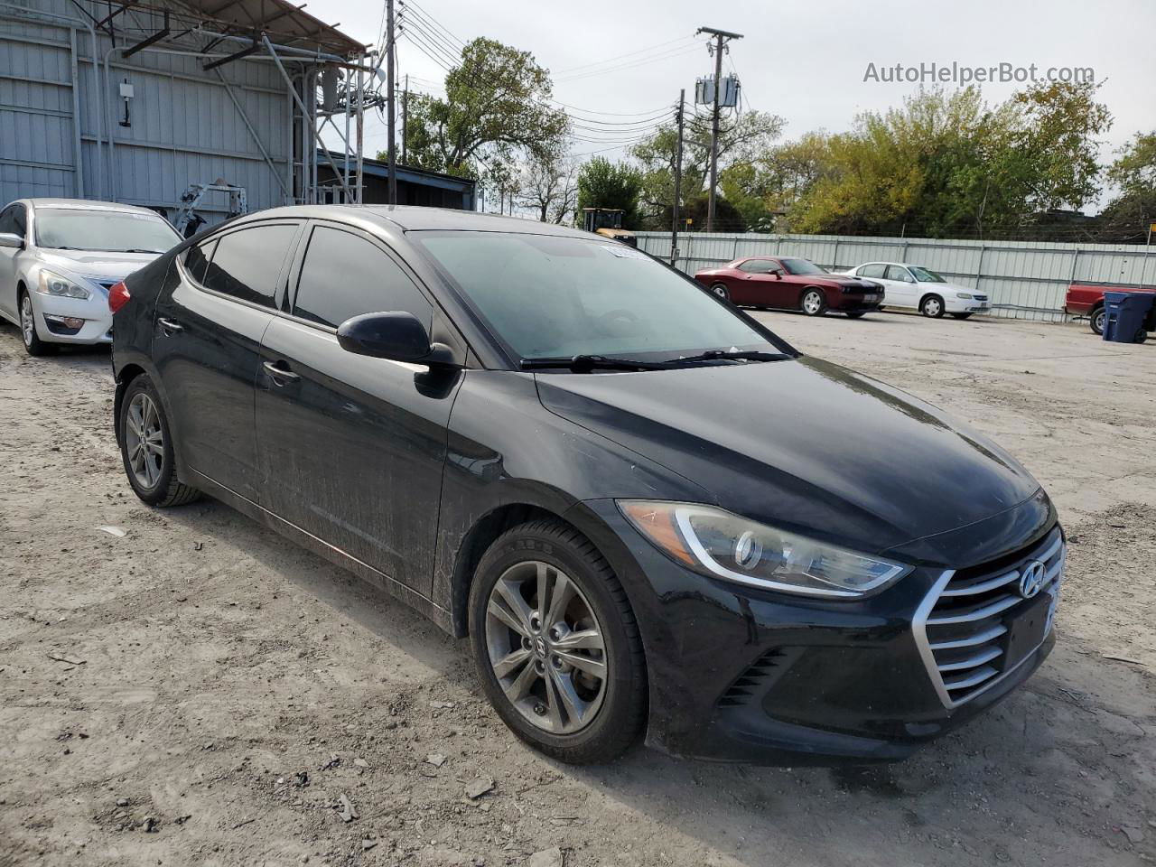 2017 Hyundai Elantra Se Black vin: 5NPD84LF0HH011984