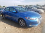 2017 Hyundai Elantra Se Синий vin: 5NPD84LF0HH026016