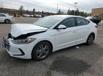 2017 Hyundai Elantra Se White vin: 5NPD84LF0HH028459