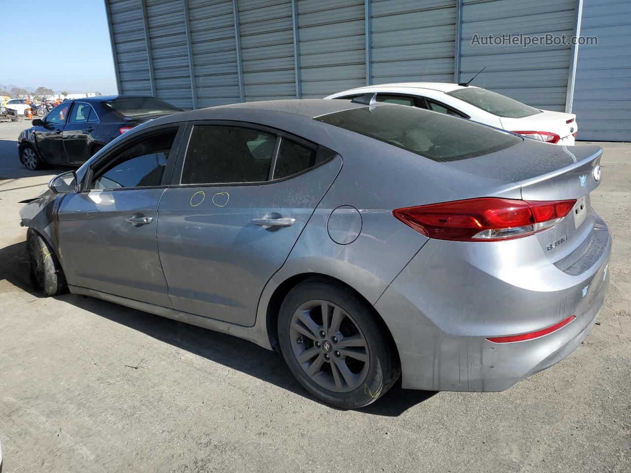 2017 Hyundai Elantra Se Синий vin: 5NPD84LF0HH034035