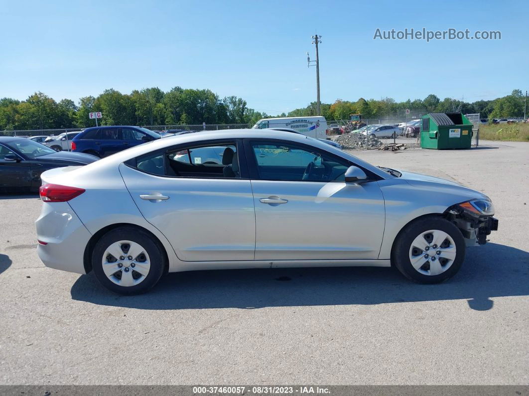 2017 Hyundai Elantra Se Silver vin: 5NPD84LF0HH096955