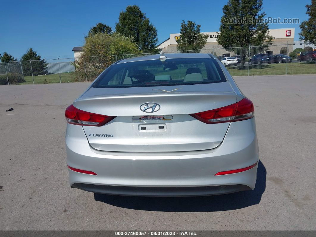 2017 Hyundai Elantra Se Silver vin: 5NPD84LF0HH096955