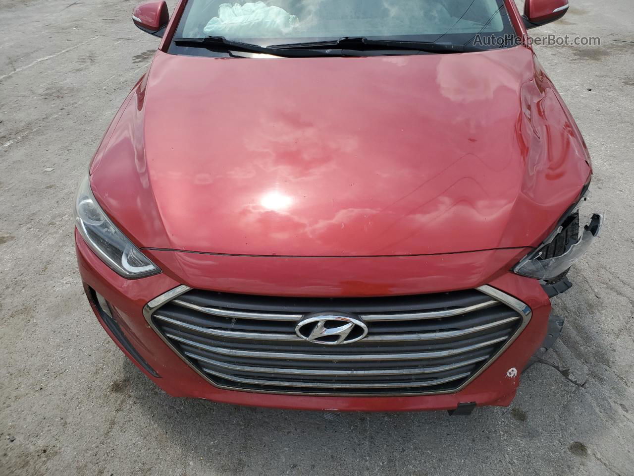 2017 Hyundai Elantra Se Red vin: 5NPD84LF0HH098463