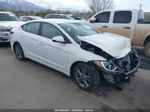 2017 Hyundai Elantra Se White vin: 5NPD84LF0HH128805