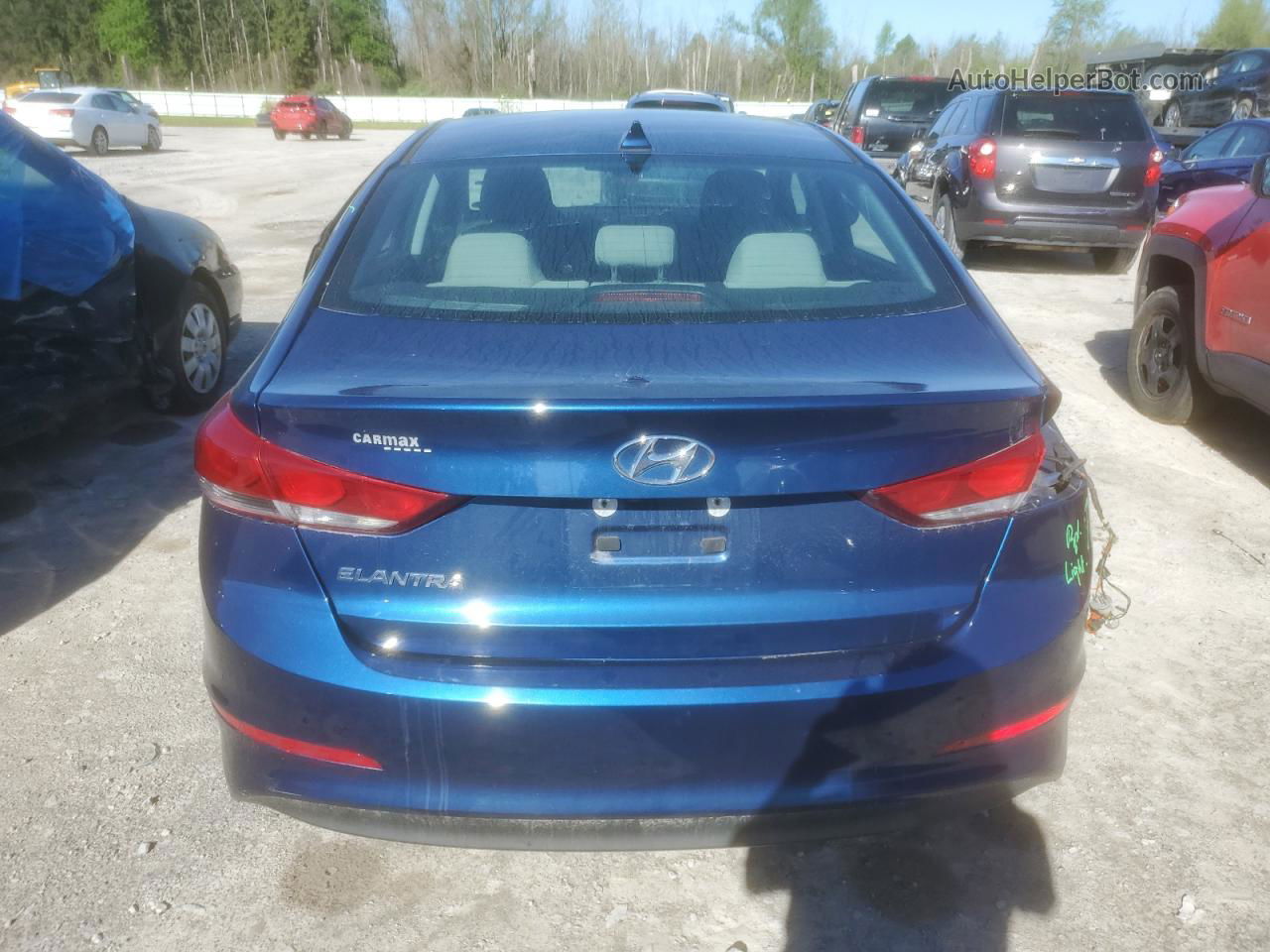 2017 Hyundai Elantra Se Blue vin: 5NPD84LF0HH142154