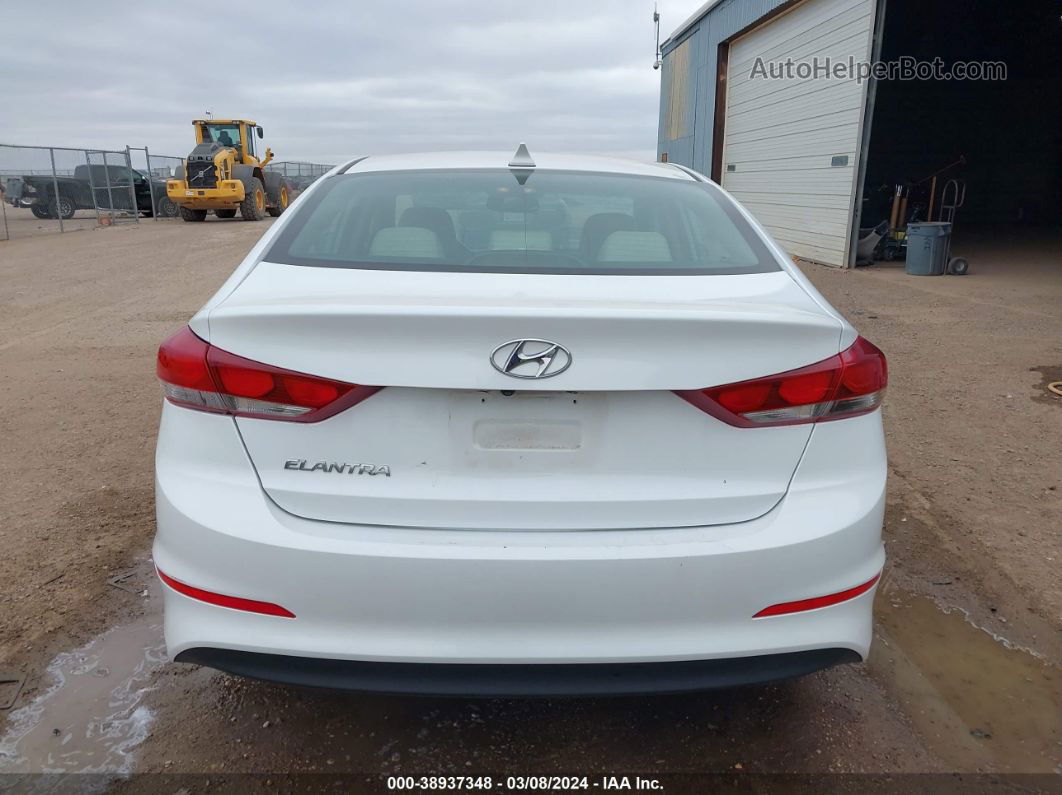 2017 Hyundai Elantra Value Edition White vin: 5NPD84LF0HH162985