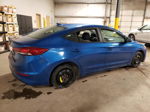 2017 Hyundai Elantra Se Blue vin: 5NPD84LF0HH178376