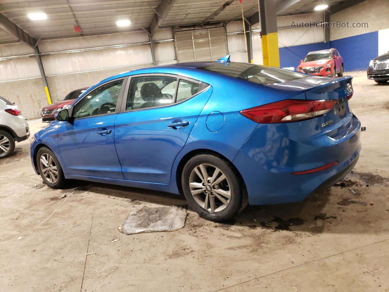 2017 Hyundai Elantra Se Blue vin: 5NPD84LF0HH178376