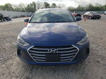 2017 Hyundai Elantra Se Синий vin: 5NPD84LF0HH200358